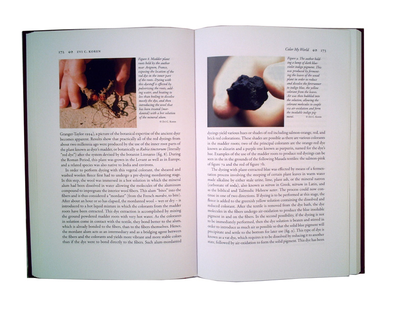 book design (interior typesetting) example: koren